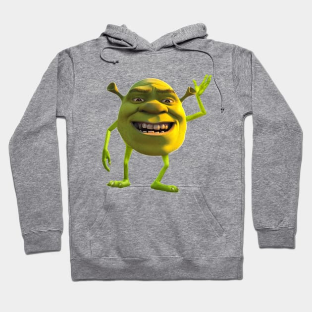 Shrek Wazowski Hoodie by DudeAwesome